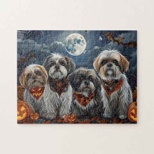Malti Tzu Halloween Spooky Puzzle (Horizontal)