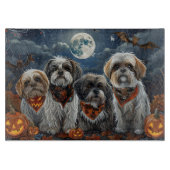 Malti Tzu Halloween Spooky Schneidebrett (Vorderseite)