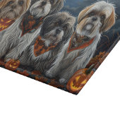 Malti Tzu Halloween Spooky Schneidebrett (Ecke)