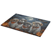Malti Tzu Halloween Spooky Schneidebrett (Ecke)