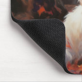 Malti Tzu im Herbst Leaves Fall Inspiriert Mousepad (Ecke)