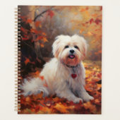 Malti Tzu im Herbst Leaves Fall Inspiriert Planer (Vorderseite)