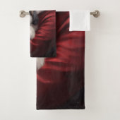 Malti Tzu mit Weihnachtsmann Weihnachten Badhandtuch Set (Insitu)