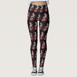 Malti Tzu mit Weihnachtsmann Weihnachten Leggings