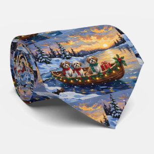 Malti Tzu Weihnachtsboot-Feiertag Krawatte