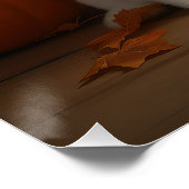 Malti tzu Welppy Autumn Delight Pumpkin Poster (Ecke)