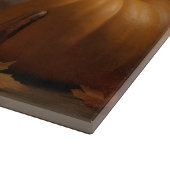 Malti tzu Welppy Autumn Delight Pumpkin Schneidebrett (Ecke)