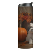 Malti tzu Welppy Autumn Delight Pumpkin Thermosbecher (Nach links gedreht)
