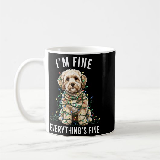 Maltio Christmas I'm Fine Everything Is Fine Kaffeetasse (Links)