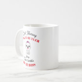 Maltipoo Anpassbare Maltipoo Kaffeetasse (Vorderseite Links)