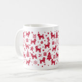 Maltipoo Christmas Design Kaffeetasse (Vorderseite Links)