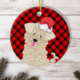 Maltipoo Christmas Puppy Pet Ornament