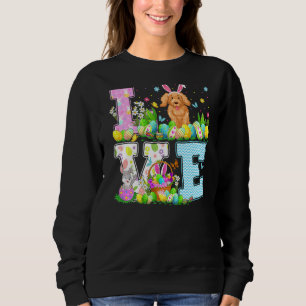 Maltipoo Dog Ostereier Liebe Maltipoo E Sweatshirt