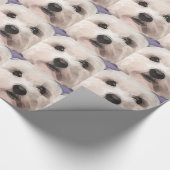 Maltipoo Geschenkpapier (Ecke)