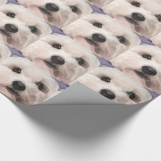 Maltipoo Geschenkpapier (Ecke)