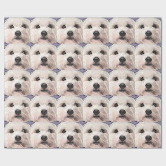 Maltipoo Geschenkpapier (Flach)