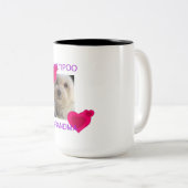 Maltipoo Großmutter Zweifarbige Tasse (VorderseiteRechts)