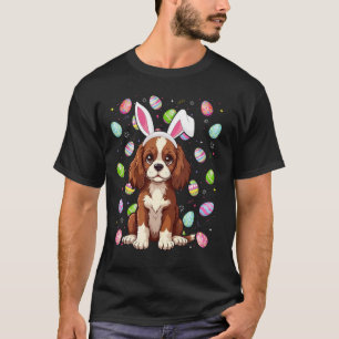 Maltipoo-Hund Ostereier-Suche Bunny Ohr Maltipoo E T-Shirt