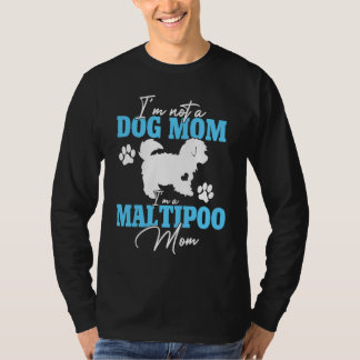 Maltipoo-Hundemama für Frauen Süßer Hund Mutterta T-Shirt