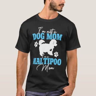 Maltipoo-Hundemutter für Frauen Süßer Hund Mutter T-Shirt