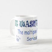 Maltipoo Kaffeetasse (Vorderseite Links)