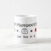 Maltipoo Kaffeetasse (Mittel)