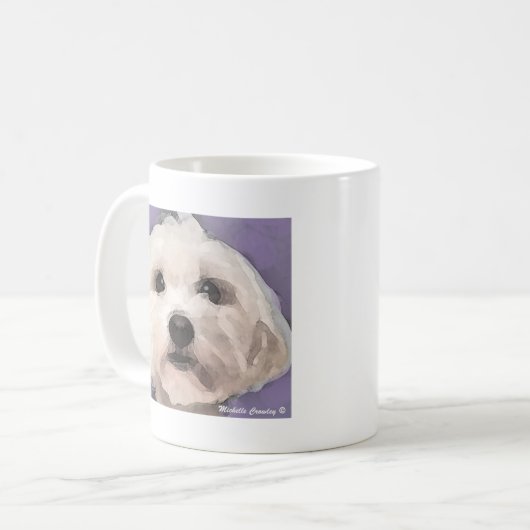 Maltipoo Kaffeetasse (Vorderseite Links)
