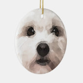 Maltipoo Keramik Ornament (Rechts)