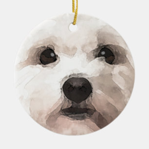 Maltipoo Keramik Ornament