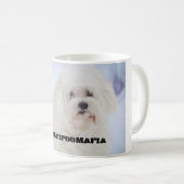 Maltipoo Mafia-Tasse Kaffeetasse (VorderseiteRechts)