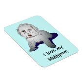 Maltipoo Niedlich Puppy Magnet (Rechte Seite)