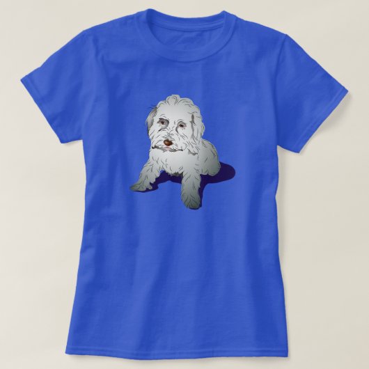 Maltipoo Niedlich Puppy T-Shirt (Design vorne)