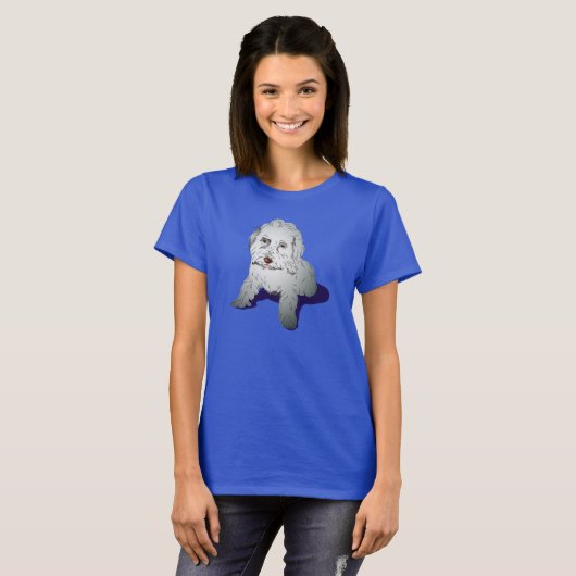 Maltipoo Niedlich Puppy T-Shirt (Vorne ganz)