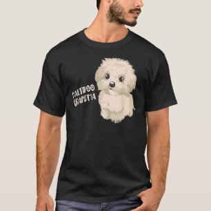 Maltipoo Oma Animals Design für maltesisches Poodl T-Shirt