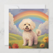 Maltipoo Rainbow Bridge Custom Dog Name Beileid (Vorderseite)