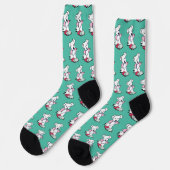 Maltipoo Socken (Linkes Detail)
