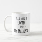 Maltipoo Tasse Funny Gift Idee Kaffee Tasse (Links)