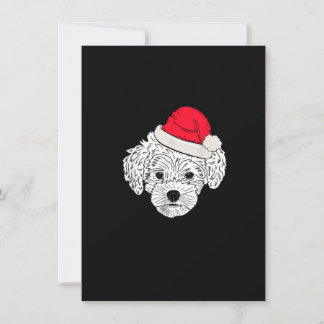Maltipoo Weihnachten Sonntag Geburtstag Hund Lover Einladung