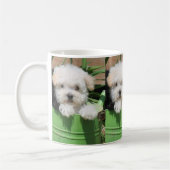 Maltipoo Welpen-Kaffee-Tasse Kaffeetasse (Links)