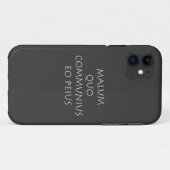 Malum quo communius eo peius Case-Mate iPhone hülle (Rückseite (Horizontal))