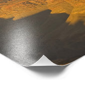 Malungsame Landschaft des südlichen Randes des Gra Fotodruck (Ecke)