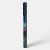 Malungsame Landschaft Vier iPhone Hülle (Linke Seite)
