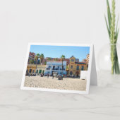 Malvarossa Beach, Valencia, Spanien Karte (Vorderseite)