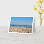 Malvarossa Beach, Valencia, Spanien Karte (Gelbe Blume)