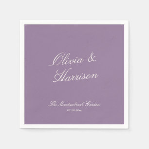 Malven-Garten-Hochzeitsservietten Serviette