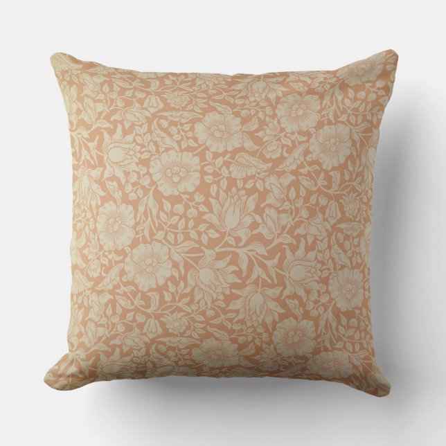 "Malven" Tapetenentwurf Kissen (Vorderseite)