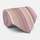 Malvenfarbe, Brown u. grünes gestreiftes Muster Krawatte (Gerollt)