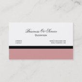 Malvenfarbener Code-Technologie-Entwurf des Visitenkarte (Rückseite)