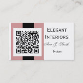 Malvenfarbener Code-Technologie-Entwurf des Visitenkarte (Vorderseite)