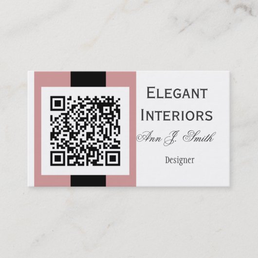 Malvenfarbener Code-Technologie-Entwurf des Visitenkarte (Vorderseite)